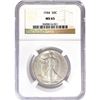 Image 1 : 1944 Walking Liberty Half Dollar NGC MS65