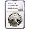 Image 1 : 1993 American 1oz Silver Eagle NGC PF69 UC