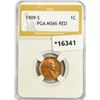Image 1 : 1909-S Wheat Cent PGA MS66 RED