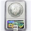 Image 2 : 1993-P American Silver Eagle NGC PF69 UC