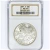 Image 1 : 1881-S Morgan Silver Dollar NGC MS65