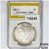 Image 1 : 1881-S Morgan Silver Dollar PGA MS64+ DMPL