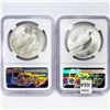 Image 2 : 1922-D Set (2) Silver Peace Dollar NGC MS62