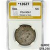 Image 1 : 1806 Draped Bust Half Dollar PGA MS61 Pointed 6, S