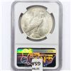 Image 2 : 1923 Silver Peace Dollar NGC MS64