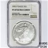 Image 1 : 1993-P American Silver Eagle NGC PF69 UC