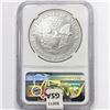 Image 2 : 1993-P American Silver Eagle NGC PF69 UC