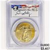 Image 1 : 2015 $50 1oz AGE Moy Signed PCGS MS70 1st Strike