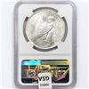 Image 2 : 1923 Silver Peace Dollar NGC MS63