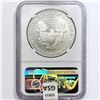 Image 2 : 1993-P American Silver Eagle NGC PF69 UC
