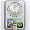 Image 2 : 1993-P American Silver Eagle NGC PF69 UC