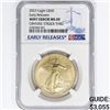 Image 1 : 2023 $50 1oz AGE NGC MS69 Struck Thru