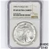 Image 1 : 1993 American 1oz Silver Eagle NGC PF69 UC