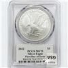 Image 2 : 2022 American 1oz Silver Eagle PCGS MS70 1st Issue