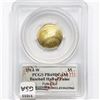 Image 2 : 2014-W BB HoF .2419oz Gold $5 PCGS PR69 DCAM