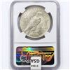 Image 2 : 1923-D Silver Peace Dollar NGC MS61