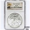 Image 1 : 2014 American 1oz Silver Eagle NGC MS70 1st Releas