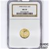 Image 1 : 1998 US 1/10oz Gold $5 Eagle NGC MS70