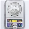 Image 2 : 2015 $100 1oz Silver Union GTM NGC GEM PR UC