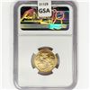 Image 2 : 1922P 1 Sov 7.98g Australia Gold NGC MS61