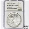 Image 1 : 1993 American 1oz Silver Eagle NGC PF69 UC