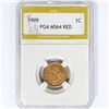 Image 1 : 1909 Indian Head Cent PGA MS64 RED