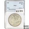 Image 1 : 1887 Morgan Silver Dollar NNC PR63