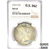 Image 1 : 1923-S Silver Peace Dollar NGC MS64