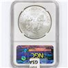 Image 2 : 2014 American 1oz Silver Eagle NGC MS70