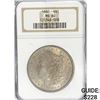 Image 1 : 1880 Morgan Silver Dollar NGC MS64