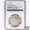 Image 1 : 1857-O Seated Lib. 50C NGC Shipwreck SS Rep Bx Set