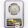 Image 2 : 1857-O Seated Lib. 50C NGC Shipwreck SS Rep Bx Set