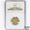 Image 1 : 1915 $2.50 Gold Quarter Eagle NGC MS61