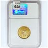 Image 2 : 1990 Denmark .26oz Gold 10 Kroner NGC MS63