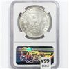 Image 2 : 1900-S Morgan Silver Dollar NGC MS62