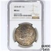 Image 1 : 1878 8TF Morgan Silver Dollar NGC MS61