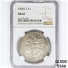 Image 1 : 1878-CC Morgan Silver Dollar NGC AU55