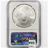 Image 2 : 2011 American Silver Eagle NGC MS70 25th Ann
