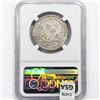 Image 2 : 1853-O Seated Lib. 50C NGC Shipwreck SS Rep Bx Set