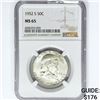 Image 1 : 1952-S Franklin Half Dollar NGC MS65