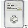 Image 1 : 1955 Roosevelt Dime NGC PF68 CAMEO