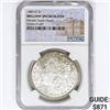 Image 1 : 1880-CC Morgan Silver Dollar NGC BU
