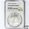 Image 1 : 1993-P American Silver Eagle NGC PF69 UC