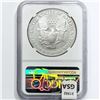 Image 2 : 1993-P American Silver Eagle NGC PF69 UC