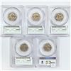 Image 2 : (5) 1938-D/S Buffalo Nickels PCGS MS66