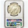 Image 2 : 1921 Silver Peace Dollar NGC MS63 High Relief
