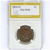 Image 1 : 1844/81 Large Cent PGA VF20