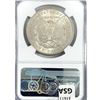 Image 2 : 1890 Morgan Silver Dollar NGC MS62