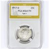 Image 1 : 1917-D Standing Liberty Quarter PGA MS64 FH, Ty 1