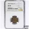 Image 1 : 1857 Flying Eagle Cent NGC AU50
